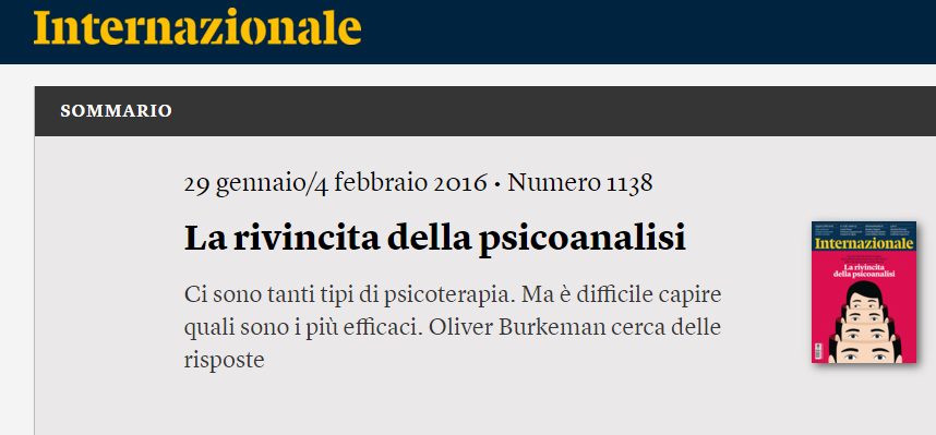 psicoanalisi efficacia